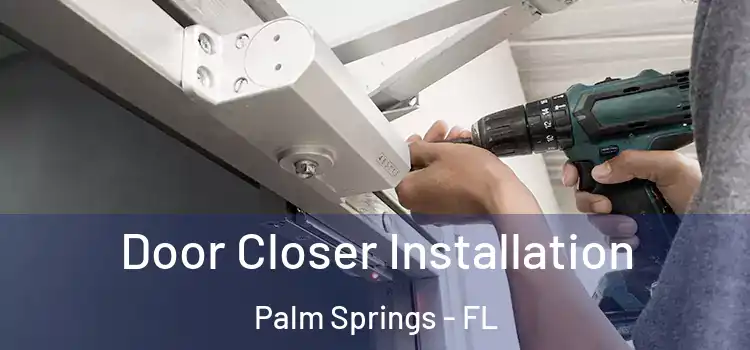 Door Closer Installation Palm Springs - FL