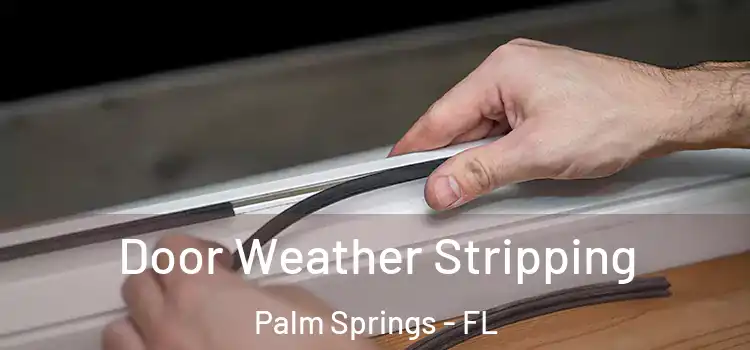  Door Weather Stripping Palm Springs - FL