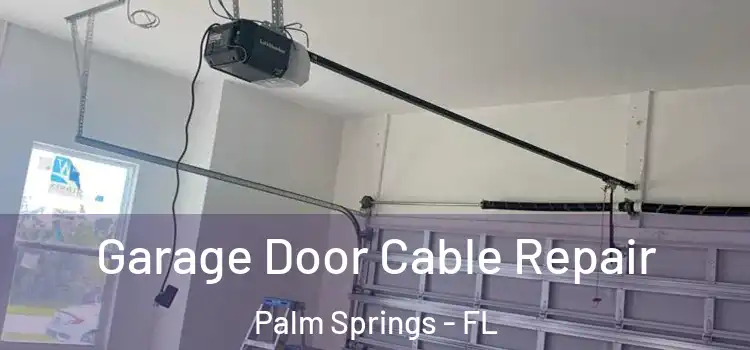  Garage Door Cable Repair Palm Springs - FL