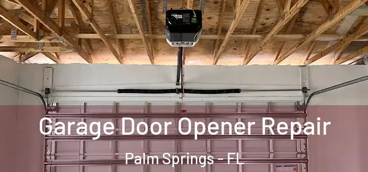  Garage Door Opener Repair Palm Springs - FL