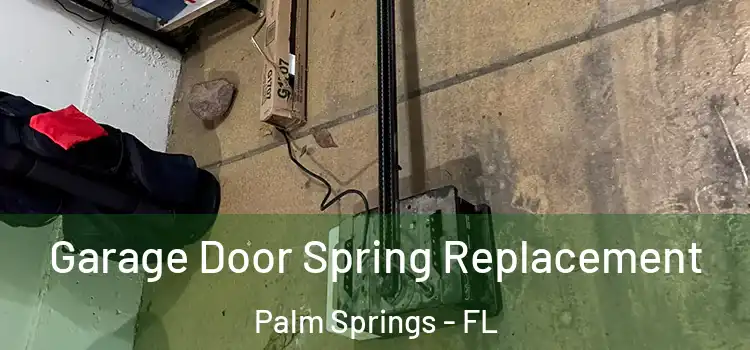  Garage Door Spring Replacement Palm Springs - FL
