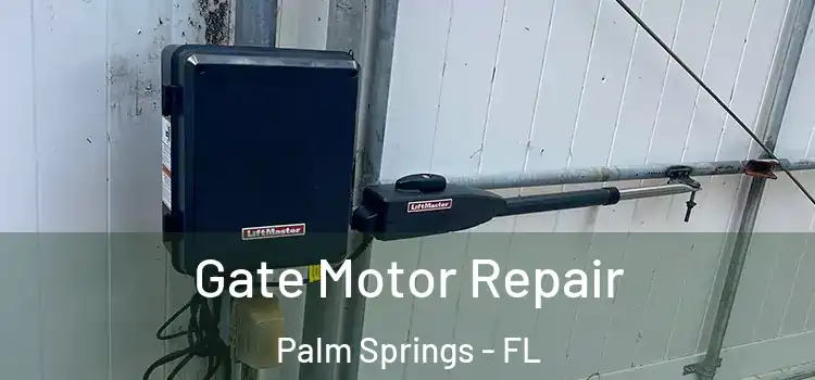  Gate Motor Repair Palm Springs - FL