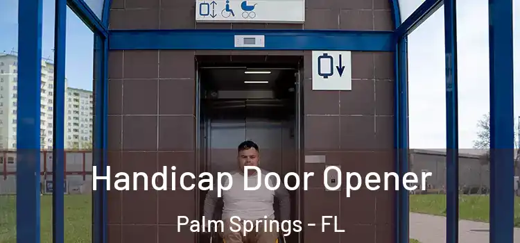  Handicap Door Opener Palm Springs - FL