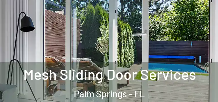 Mesh Sliding Door Services Palm Springs - FL