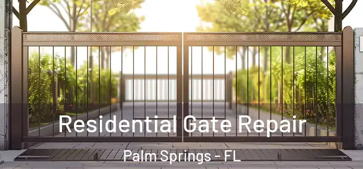  Residential Gate Repair Palm Springs - FL