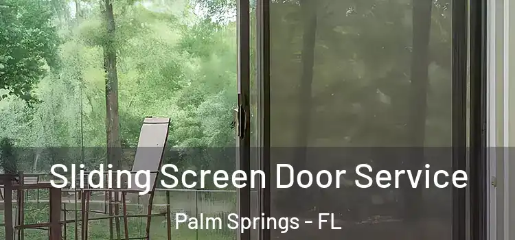 Sliding Screen Door Service Palm Springs - FL