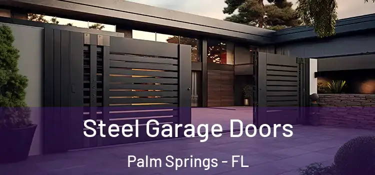 Steel Garage Doors Palm Springs - FL