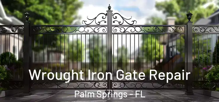 Wrought Iron Gate Repair Palm Springs - FL